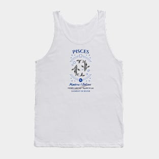 Zodiac Pisces Mantra Tank Top